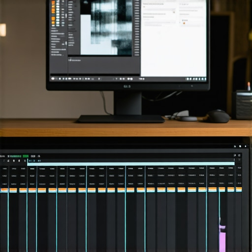 Advanced Multi-Modal Editing Setup 2024 Professional video editing workstation with multi-layer timeline and AI-powered tools