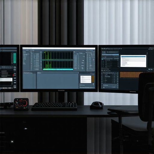 Advanced multi-monitor editing workspace with AI hardware accelerators