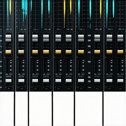 Multi-channel audio interface with multiple input/output ports and sound waves