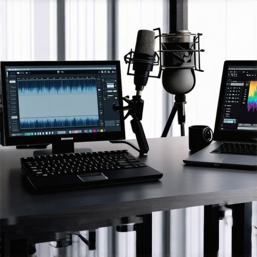 A professional editing studio with advanced accessories and equipment