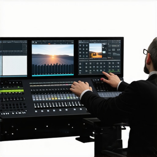 Professional editor utilizing a customizable multimedia editing control interface.