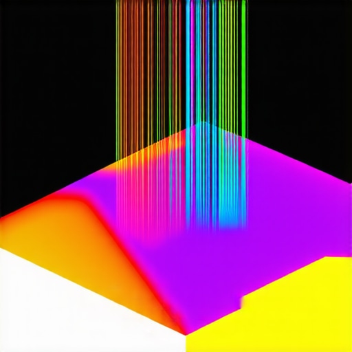Close-up of spectral imaging equipment analyzing film textures
