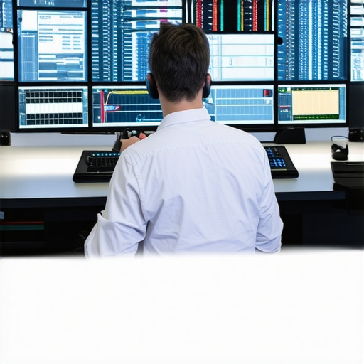 Advanced Haptic Control for Editing An editor working with a cutting-edge haptic control device in a modern editing suite.