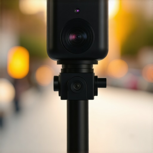 Advanced High-Speed Recording Techniques Close-up of a professional high-speed camera in action capturing motion under different lighting conditions.