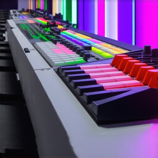 Close-up of advanced haptic feedback control panel used in professional editing environments.