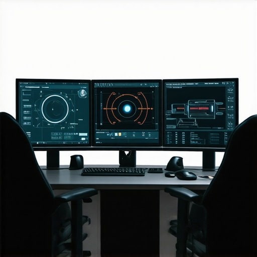 Advanced multimedia editing setup featuring multisensory and AI tools