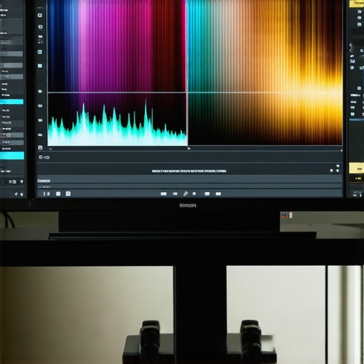 Optical Bonded Color Grading Monitor Enhancing Precision A high-end color grading monitor showcasing the benefits of optical bonding technology in a professional studio.