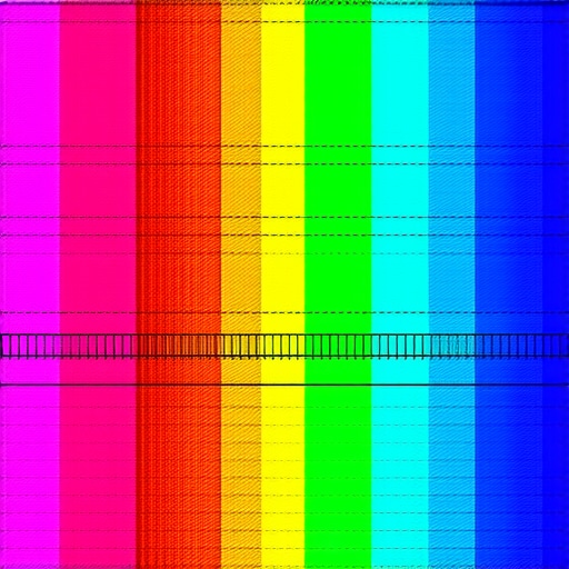 Spectral analysis graph demonstrating color correction process in cinematic post-production.