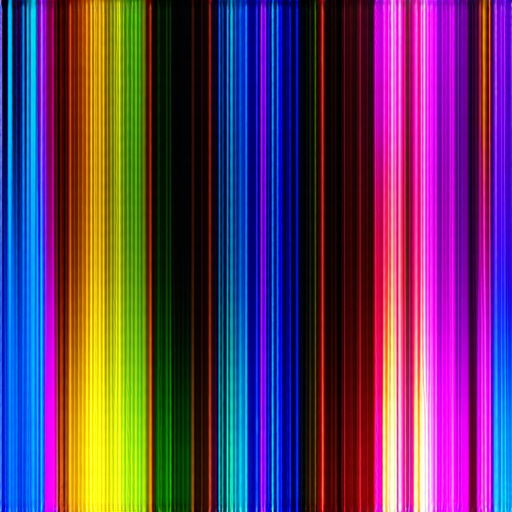 Visualization of spectral frequencies revealing neural artifacts in 16K footage