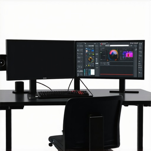 A modern editing workstation integrated with neural processing hardware, high-speed storage, and ergonomic controls.