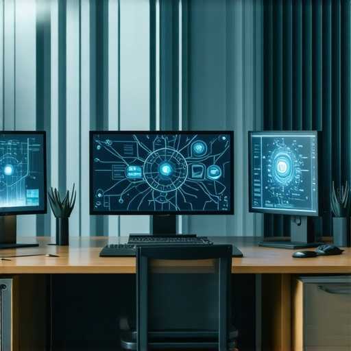 Advanced content creation environment featuring quantum computing and neural network tools