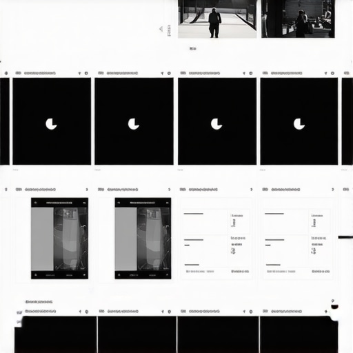 Diagram illustrating neural network adapting styles in video editing software.