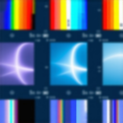 A professional editor using AI-powered software for color grading in a studio