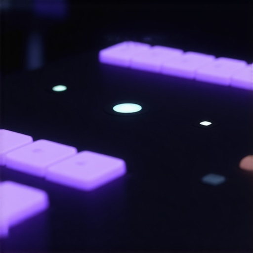 A high-tech editing control panel showcasing customizable haptic feedback controls.