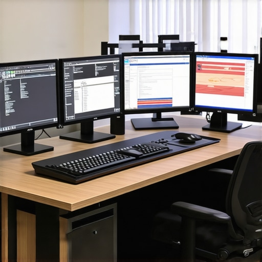 Showcase of professional editing setup featuring tactile controllers and calibrated screens