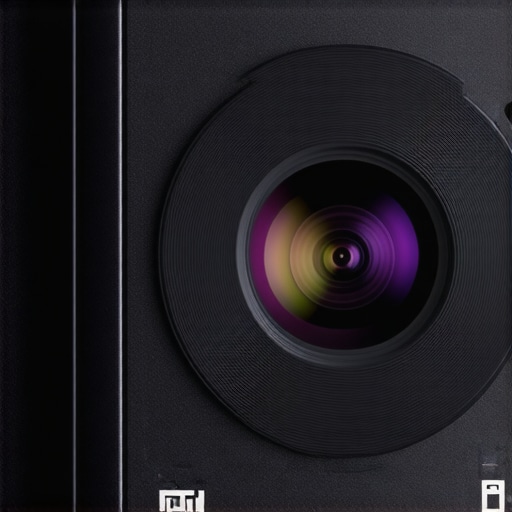 Close-up image of a cutting-edge camera sensor highlighting dual-gain HDR and stacked CMOS design.