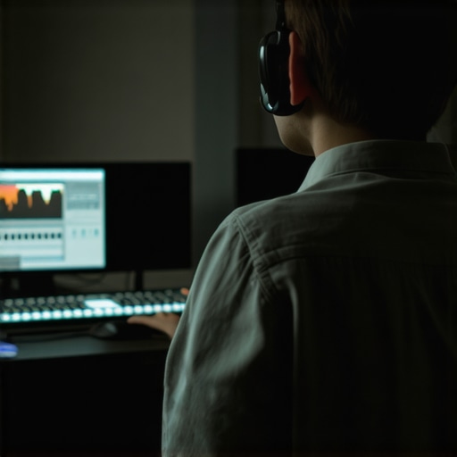 Editor adjusting multi-layered effects and motion keyframes in professional editing software