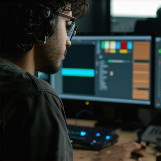 Software developer working on open source media editing platform, coding and designing features.