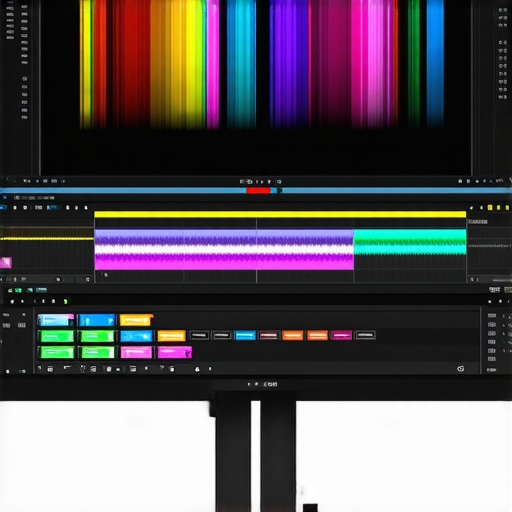 Professional monitor demonstrating HDR grading with vivid colors and precise luminance control.