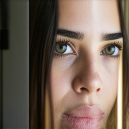 A graphic showing steps of luminosity masking applied to a skin area in photo editing Software.