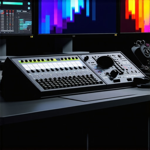 A modern editing workspace featuring customizable control surfaces and AI-powered GPU components.
