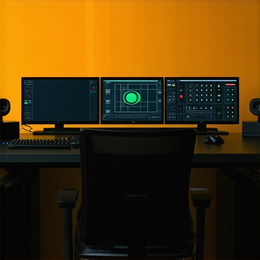 Overview of a high-tech, customizable editing workspace with AI integration