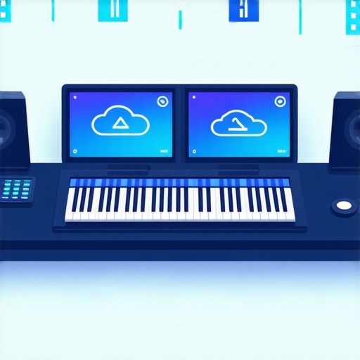 Advanced modular editing hardware setup with AI integration and cloud tools.
