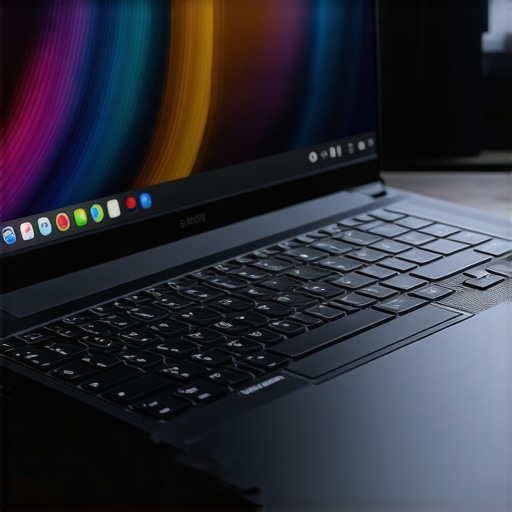 Laptop equipped with liquid cooling system operating during video export.
