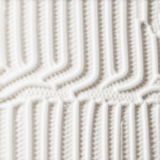 A detailed macro image highlighting skin pores and fabric textures to illustrate micro-texture preservation.