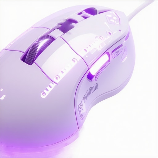 A cutting-edge neural feedback mouse highlighting advanced sensor technology and ergonomic design suited for professional editors.