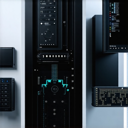 A modern multimedia editing station with advanced neural hardware components