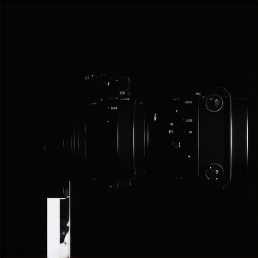 A cinema camera with advanced sensor capturing a bright outdoor scene showing high dynamic range
