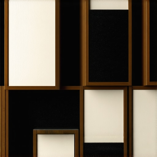 A professional sound studio showcasing acoustic treatment panels and diffusers designed to improve ambient sound capture.
