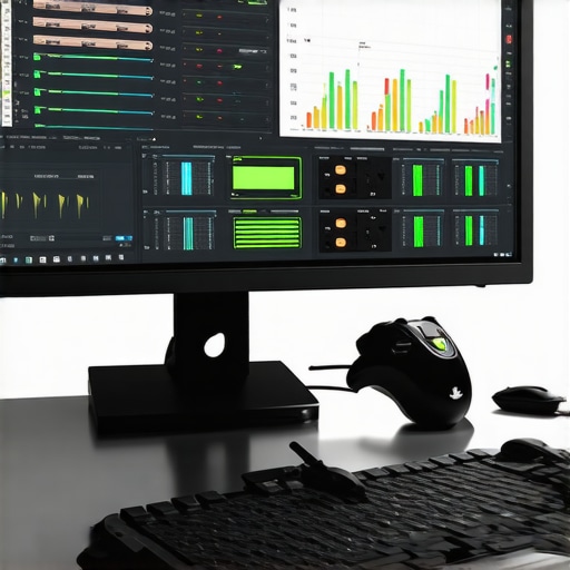A professional editing workspace with advanced hardware components