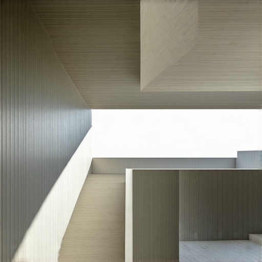 Visual representation of advanced distortion correction in architecture photography