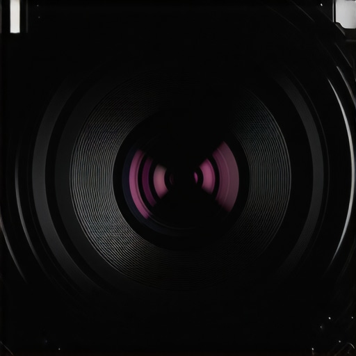 Camera lens calibration process highlighting optical correction features.