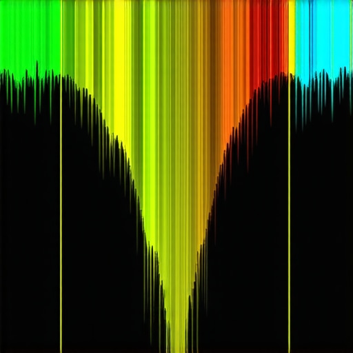 Audio spectral analysis highlighting problematic frequencies