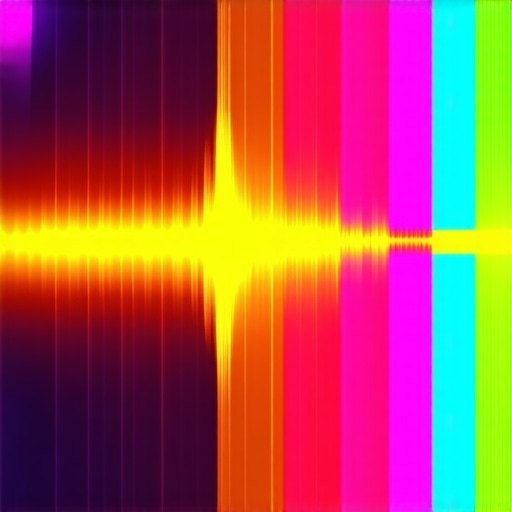Spectrogram highlighting vocal resonances and corrections