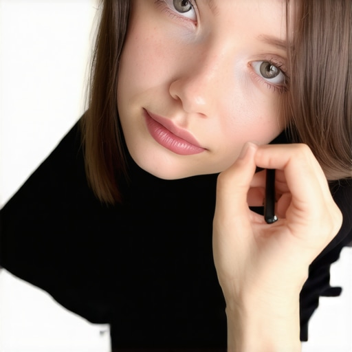 Stylus tablet showing sliders and tactile feedback in portrait editing environment