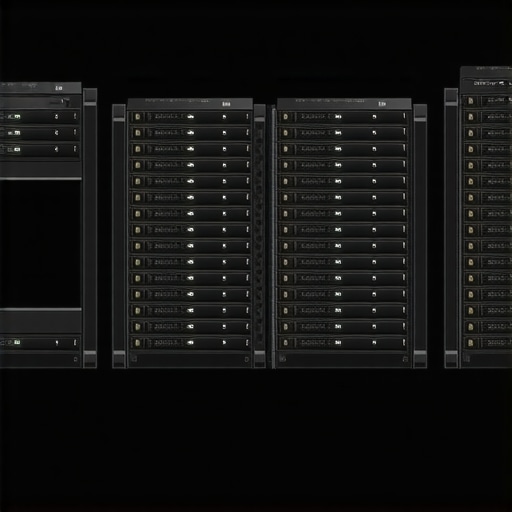 Visual diagram showing a hybrid storage setup with SSD cache and HDD archives for efficient 8K video editing.