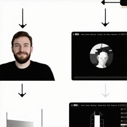 AI Upscaling in 8K Workflows Diagram showing AI-based upscaling process improving 8K video playback.