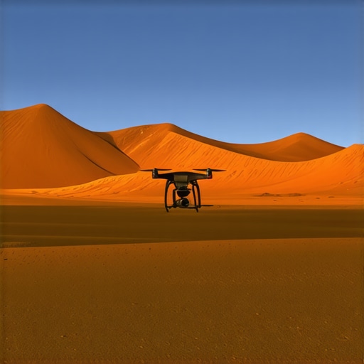 Drone capturing landscape scene for video editing tutorial