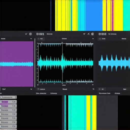 Screenshot of professional audio and video editing software utilizing AI-powered synchronization tools.