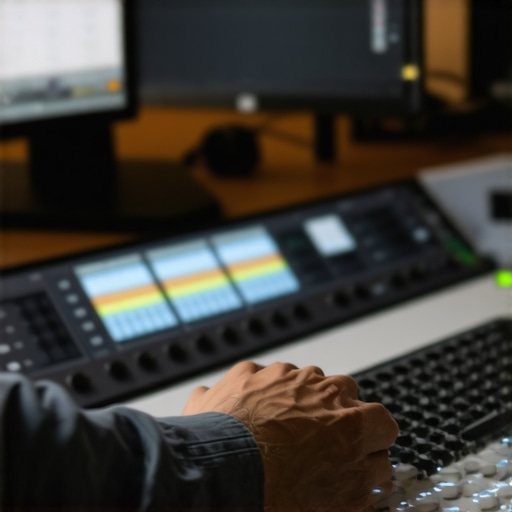 Video editor working on timeline with keyframes and motion blur effects