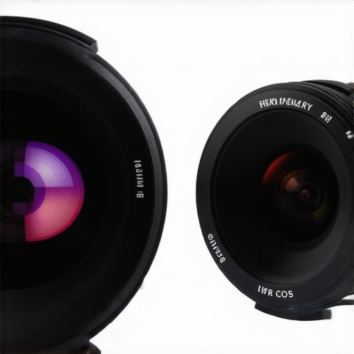 High-Resolution Lens Cross-Section Demonstrating CA Cross-sectional image of camera lens highlighting chromatic aberration
