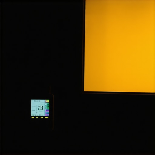 Monitor Calibration Setup for Video Editing Monitor being calibrated with a colorimeter in a professional editing environment.