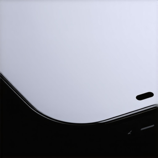 Close-up view of nano-etched matte screen protector surface showing micro-structured textures