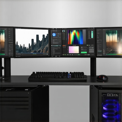 A high-end video editing workstation featuring advanced GPU, multiple SSDs, and cooling systems for professional color grading