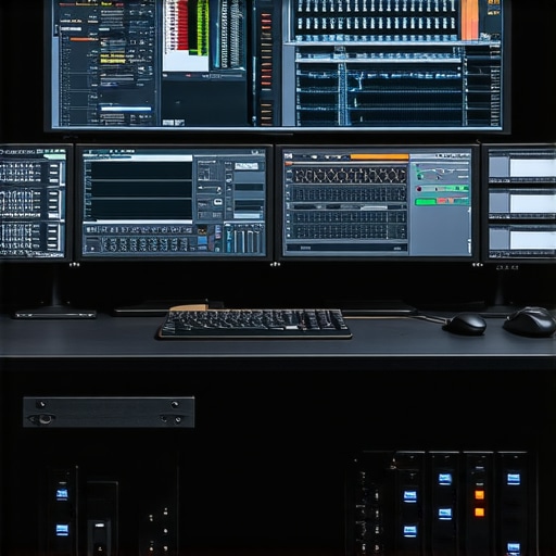 Professional Editing Workspace Setup A modern, organized editing studio with advanced peripherals and high-end hardware.