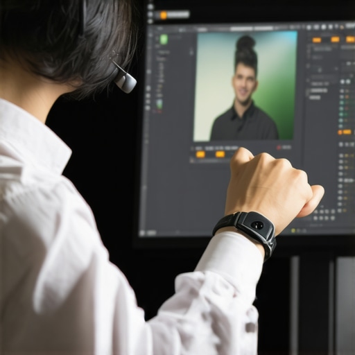 Refined Mask Pinning in Post-Production Editor fine-tuning masking anchors on a colorful, high-definition display